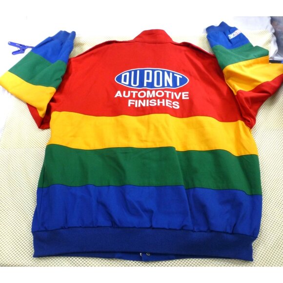 Jeff Gordon 24 DuPont Racing Jacket XL Chase Authentics 100% Cotton NASCAR Red/M - Picture 2 of 16